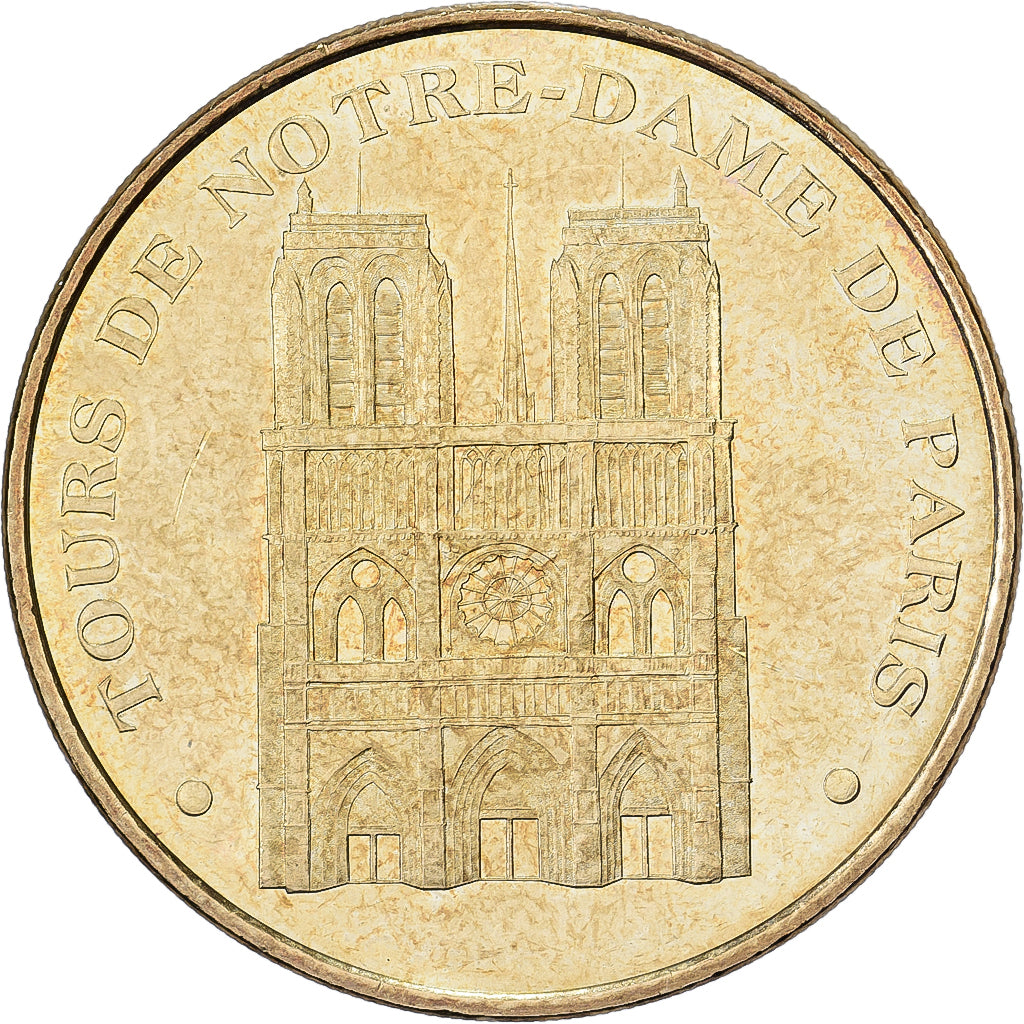 Francja, medal, Tours de Notre-Dame de Paris, 2012, MDP, Miedzionikiel
