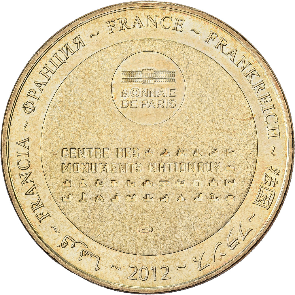 Francja, medal, Tours de Notre-Dame de Paris, 2012, MDP, Miedzionikiel