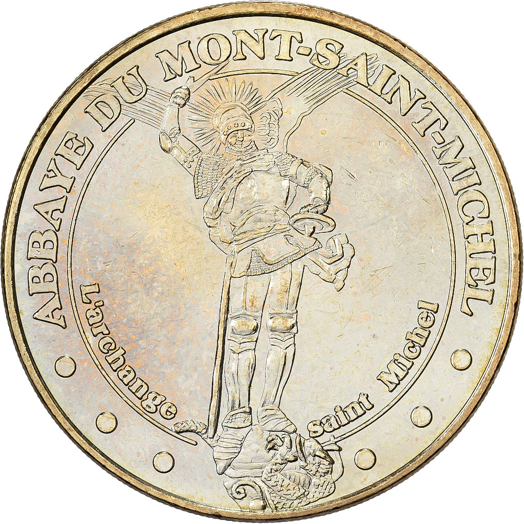 Francja, medal, Abbaye du Mont Saint-Michel, 2012, MDP, Miedzionikiel Aluminium