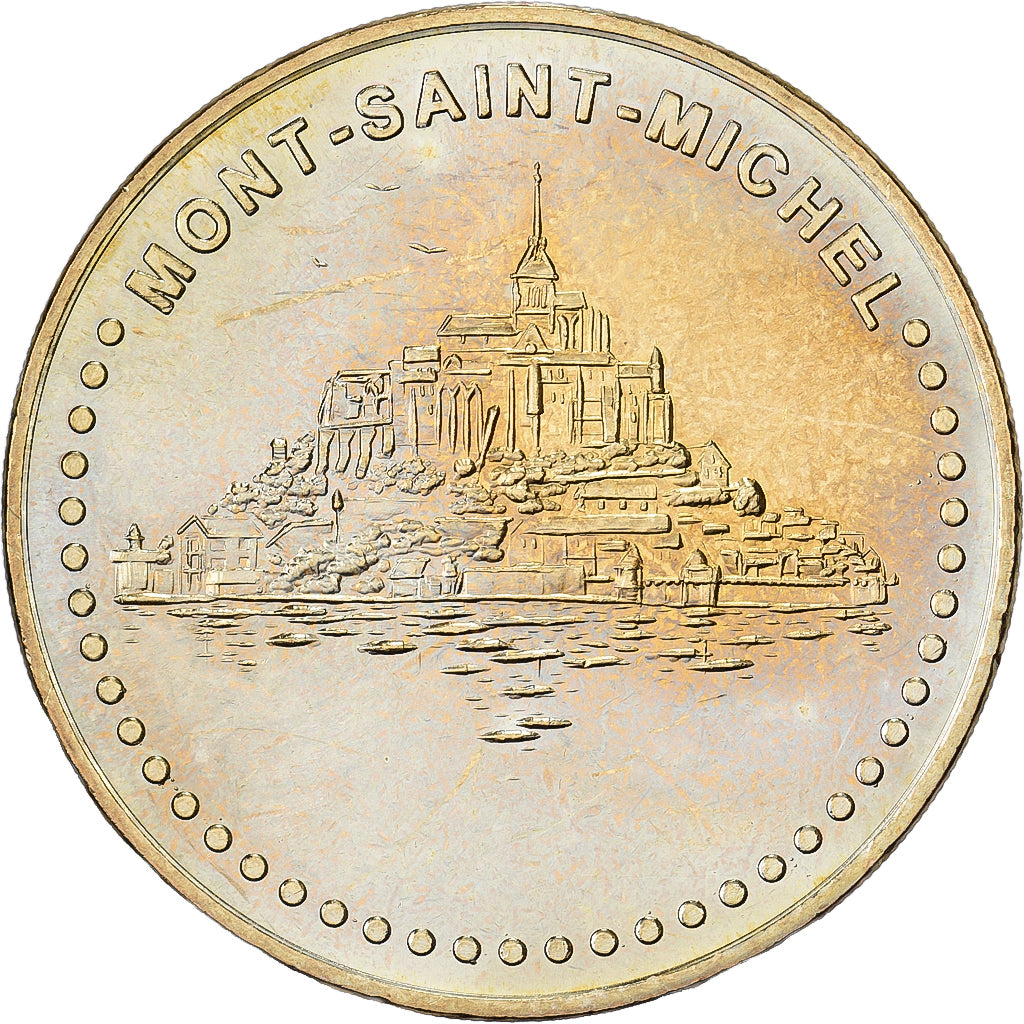 Francja, medal, Mont Saint-Michel, 2012, MDP, Miedzionikiel Aluminium, MS(63)