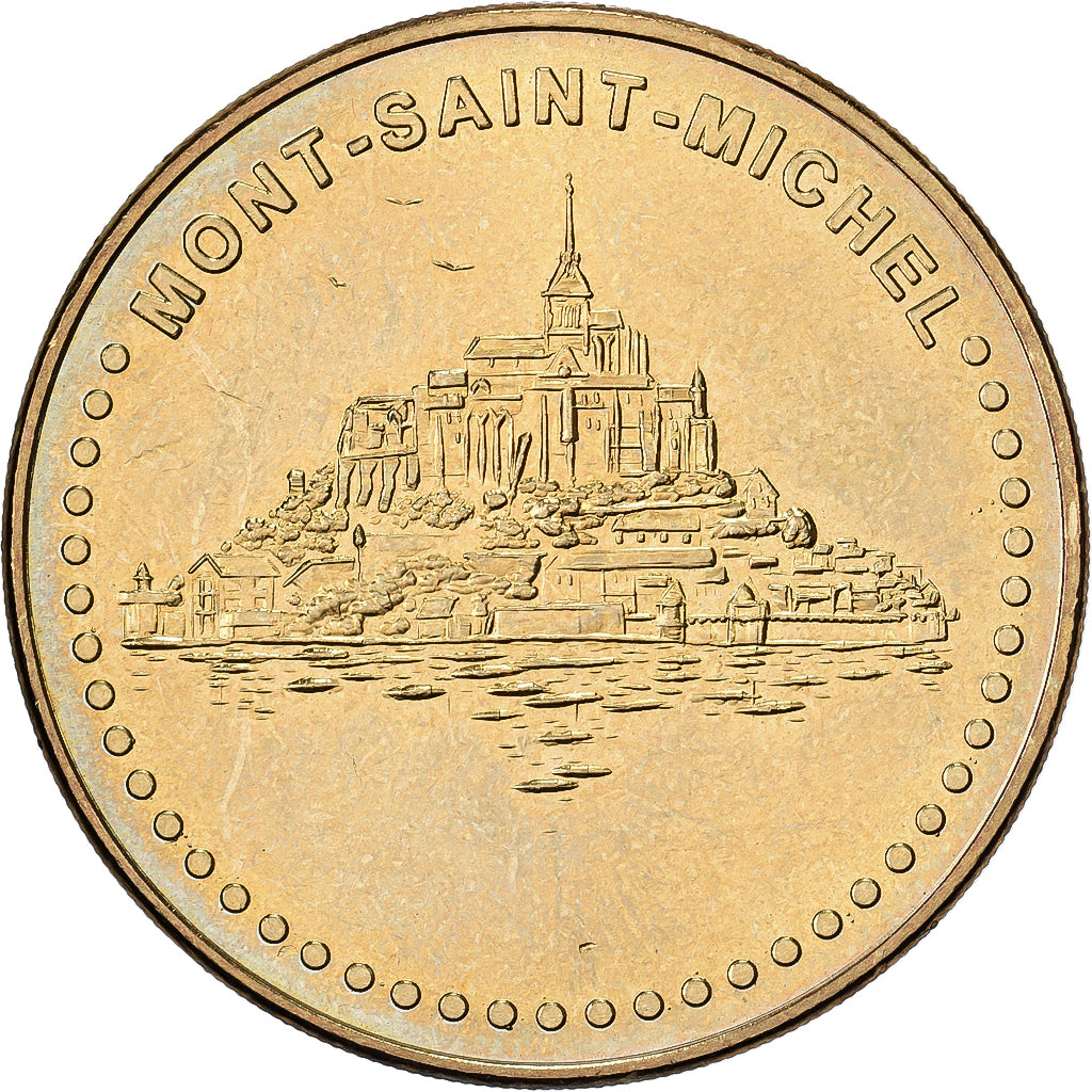 Francja, medal, Mont Saint-Michel, 2013, MDP, Miedzionikiel Aluminium, MS(63)