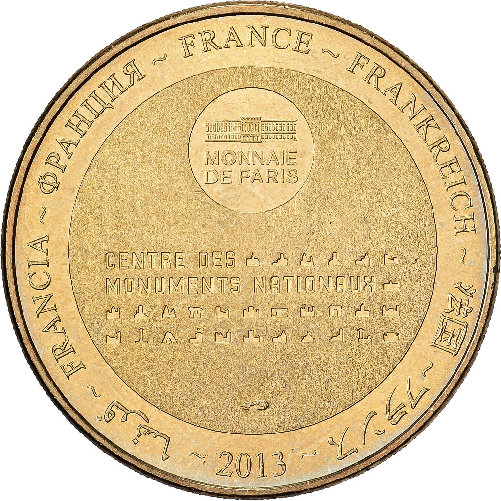 Francja, medal, Mont Saint-Michel, 2013, MDP, Miedzionikiel Aluminium, MS(63)