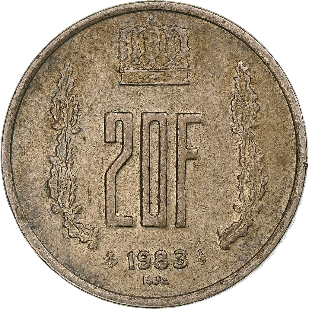 Luksemburg, 20 Francs, 1983