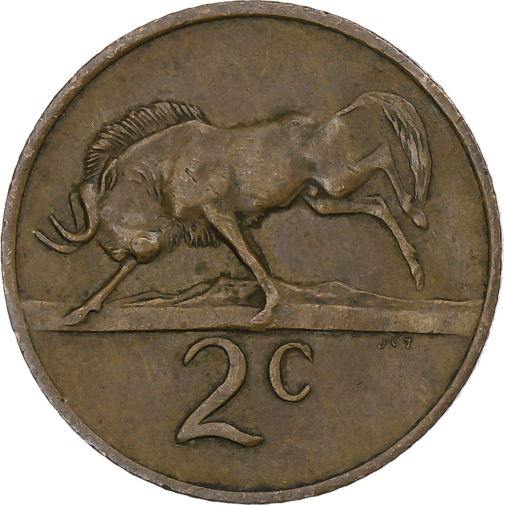 Sudafrica, 2 Cents, 1977