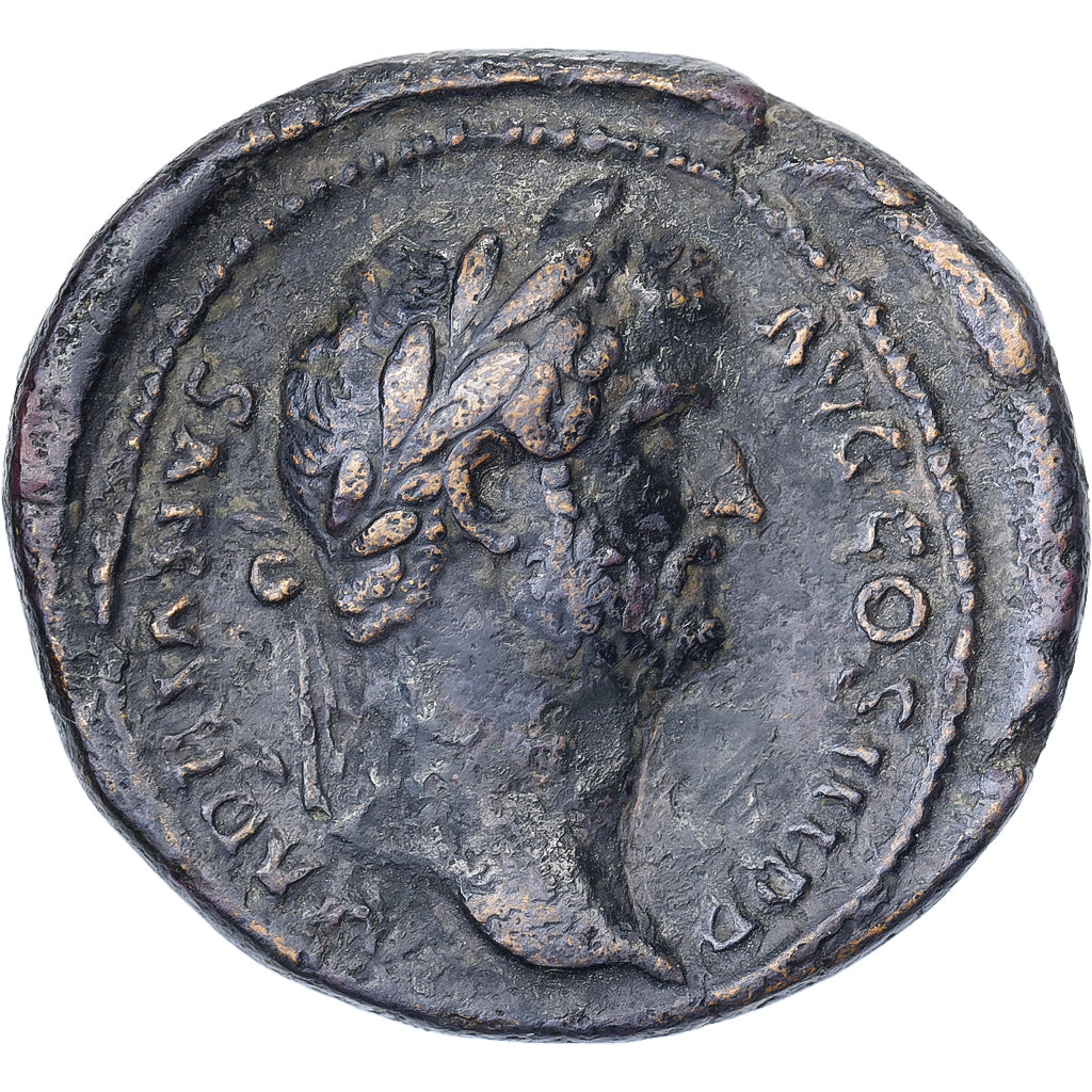 Hadrian, As, 137-138, Rome, Bronze, EF(40-45), RIC:2414