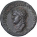 Nero, As, 62-68, Lugdunum, Bronze, AU(50-53), RIC:544