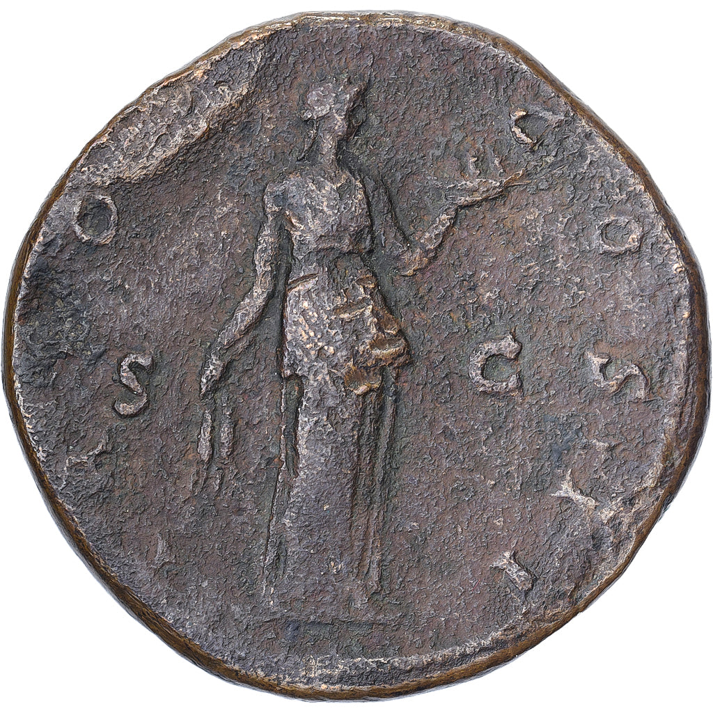 Antoninus Pius, Sestertius, 139, Rome, Bronze, VF(20-25), RIC:546