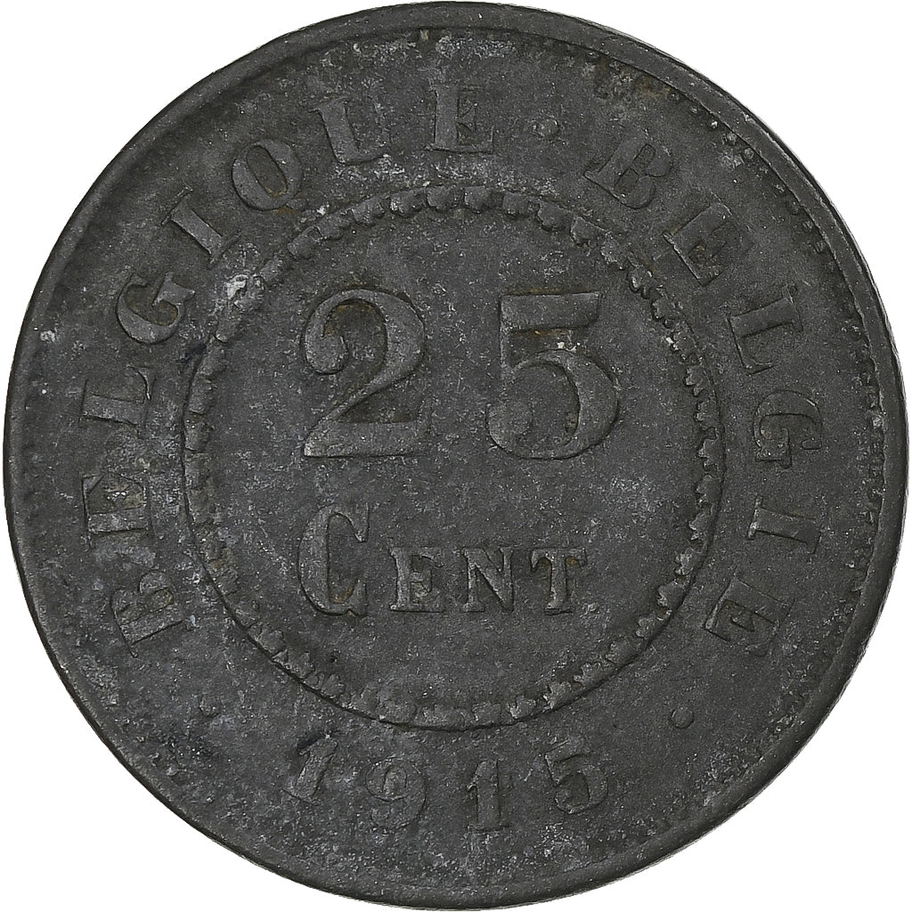 Belgio, 25 Centimes, 1915