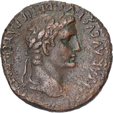 Augustus, As, 9-14, Lugdunum, Bronze, VF(20-25), RIC:233