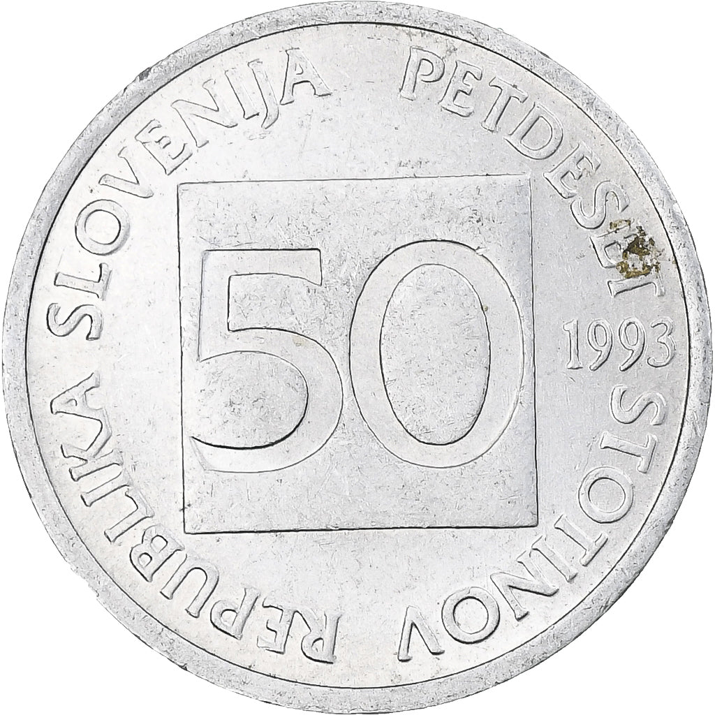 Slovenia, 50 Stotinov, 1993