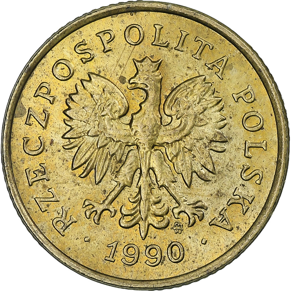 Polonia, 5 Groszy, 1990
