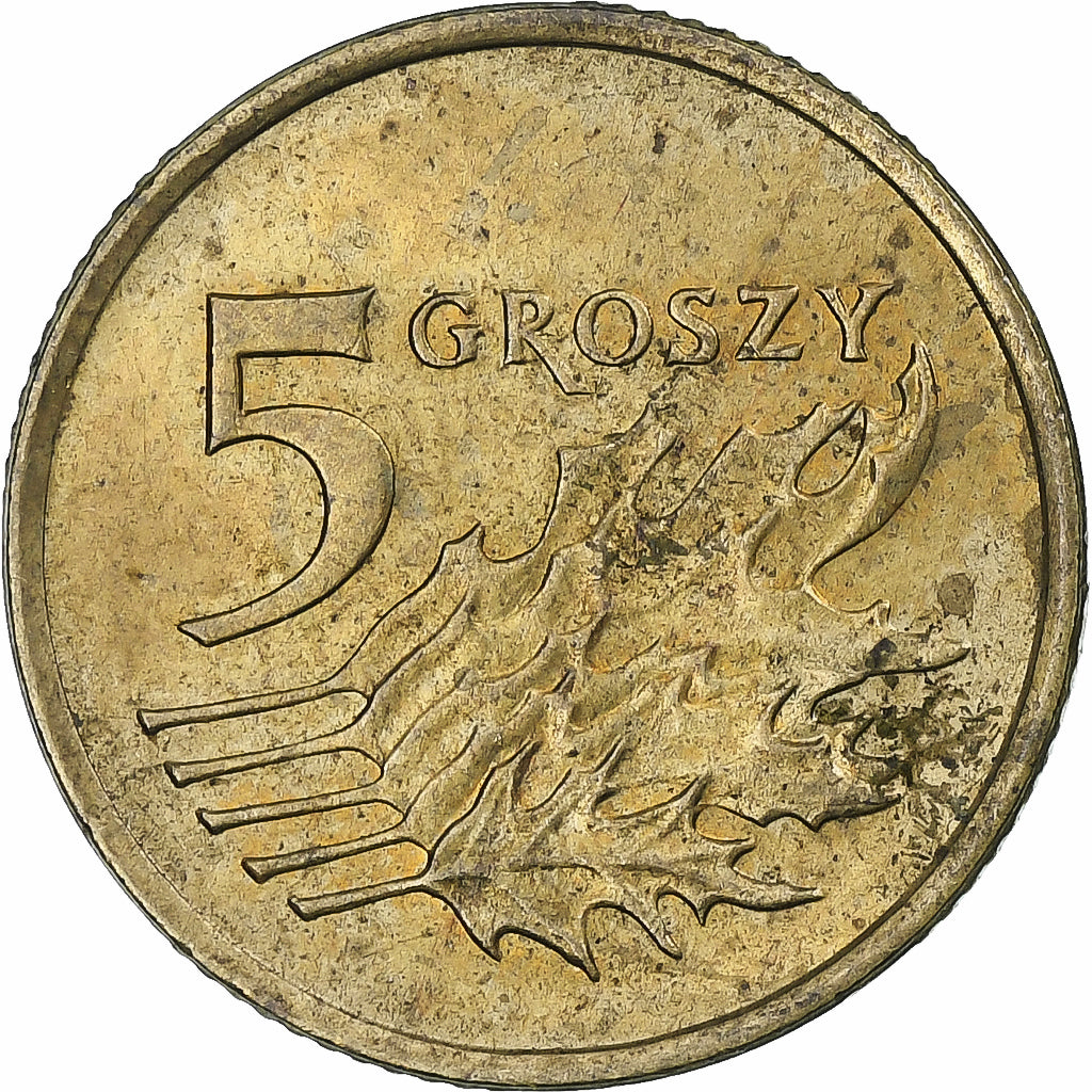 Polonia, 5 Groszy, 1990