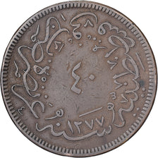 Ottoman Empire, Abdul Aziz, 40 Para, AH1277 (1864), Constantinople, Silver