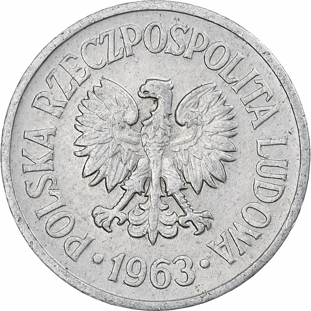 Polonia, 10 Groszy, 1963