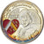 Frankreich, Medaille, Alsace - Coiffe alsacienne, Gilt steel, Colourized, UNZ