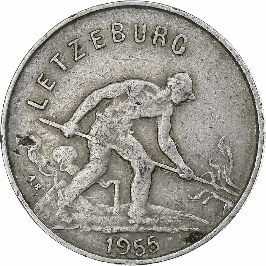 Luxemburgo, Franc, 1955