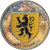 Frankreich, Medaille, Château du Haut-Koenigsbourg, Gilt steel, Colourized, VZ+