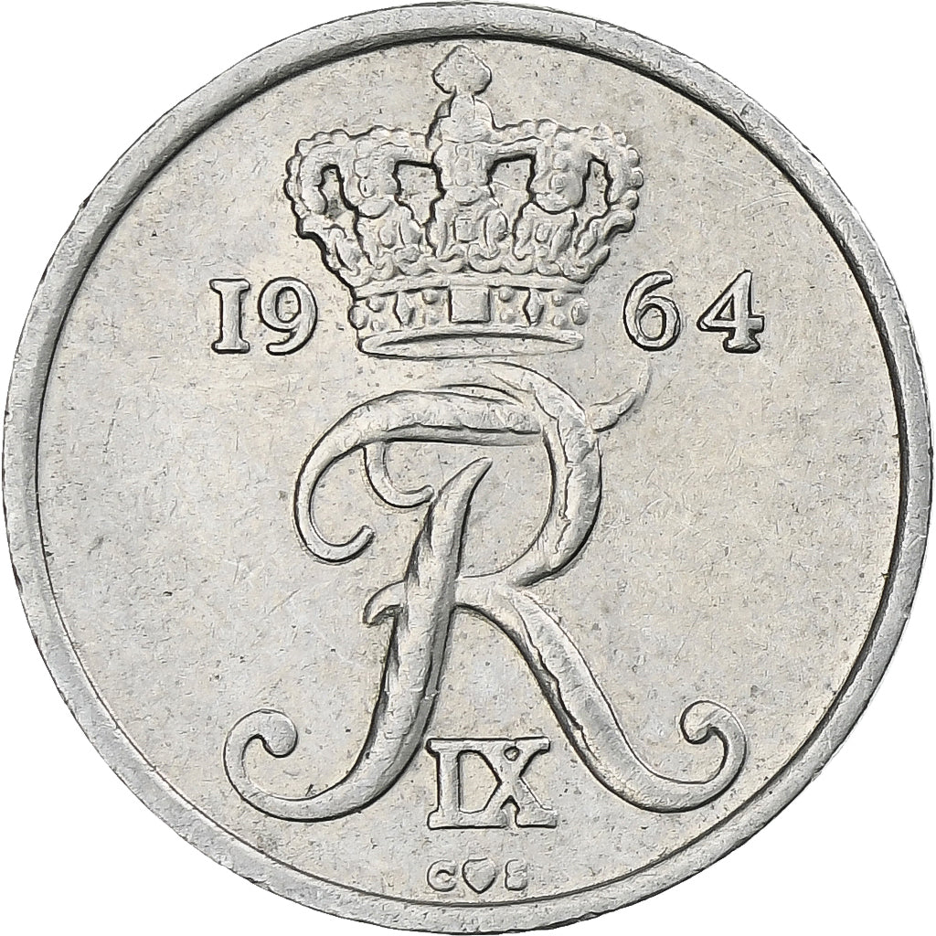 Danimarca, 10 Öre, 1964