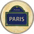 Francja, medal, Monuments de Paris, Gilt steel, Colourized, MS(60-62)