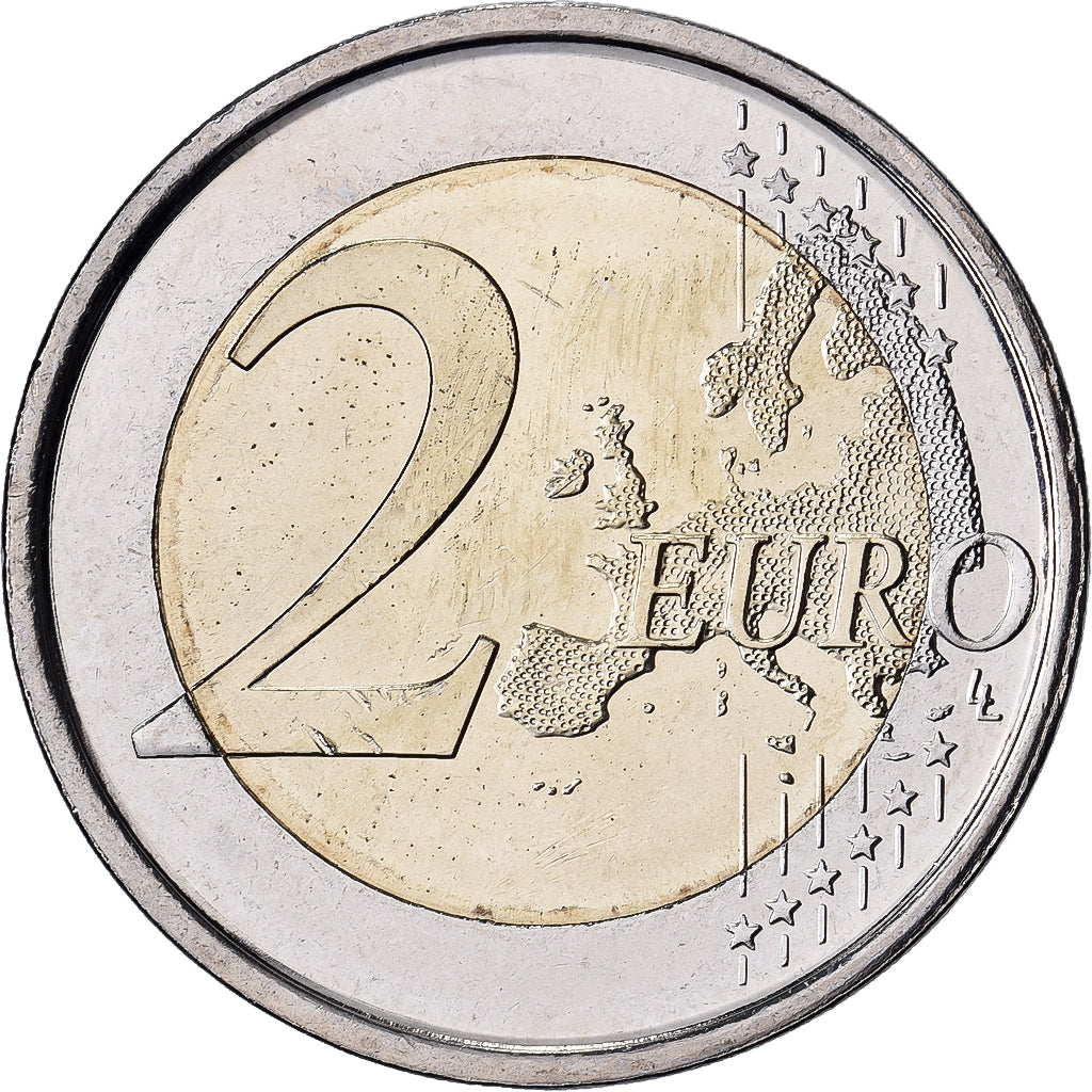 Espanha, Juan Carlos I, 2 Euro, Park Güell, 2014, Madrid, Bimetálico, MS(63)