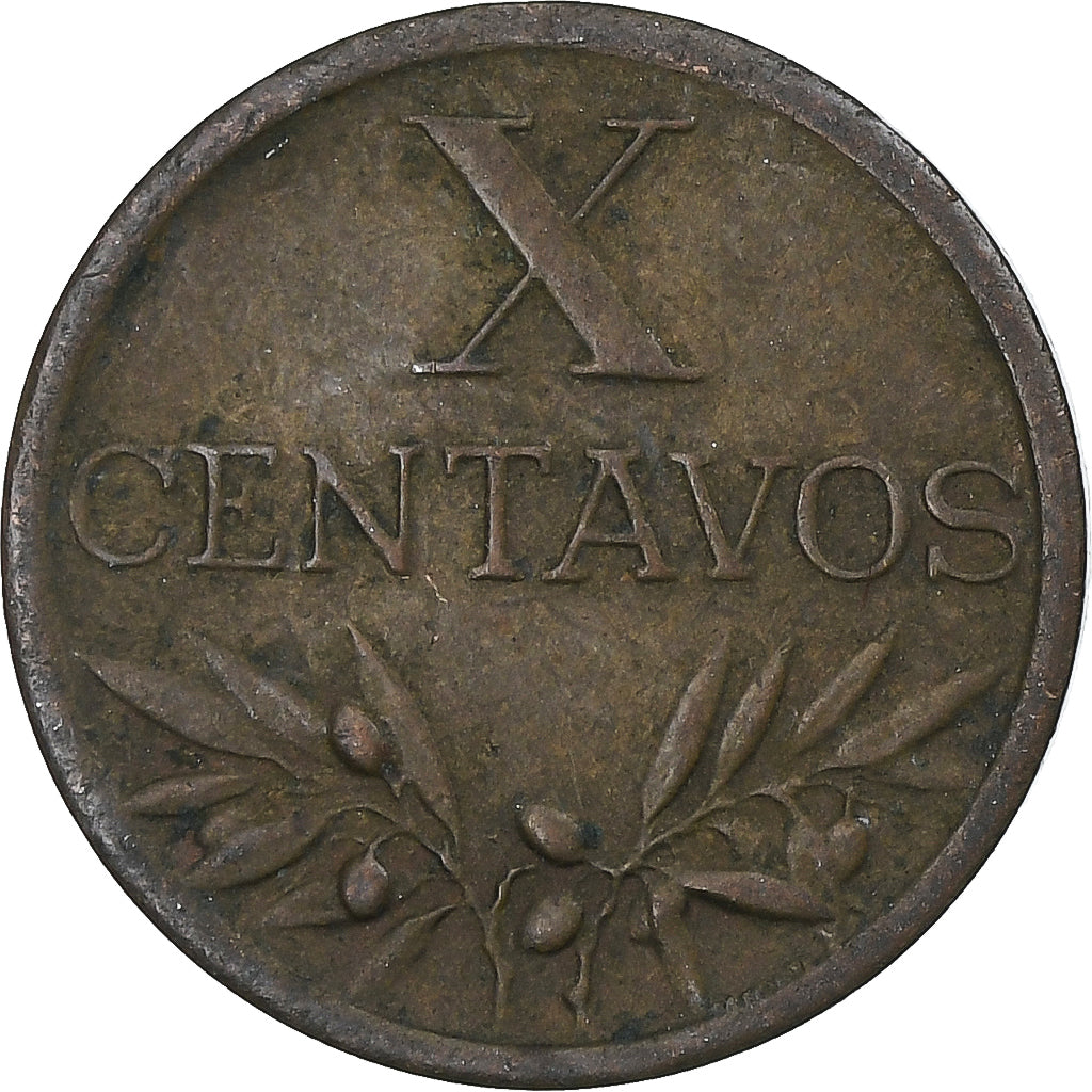 Portugal, 10 Centavos, 1957