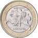Lituania, 1 Euro, 2015, Vilnius, Bi-metallico, SPL