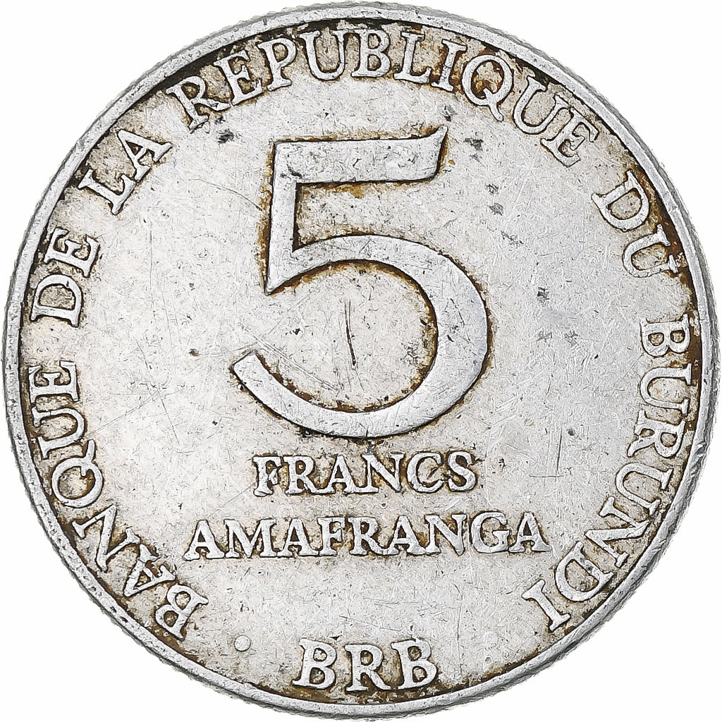 Burundi, 5 Francs, 1980