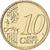 Latvia, 10 Centimes, 2014, Stuttgart, Nordic gold, MS(64)