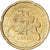 Lithuania, 20 Centimes, 2015, Vilnius, Nordic gold, MS(64)