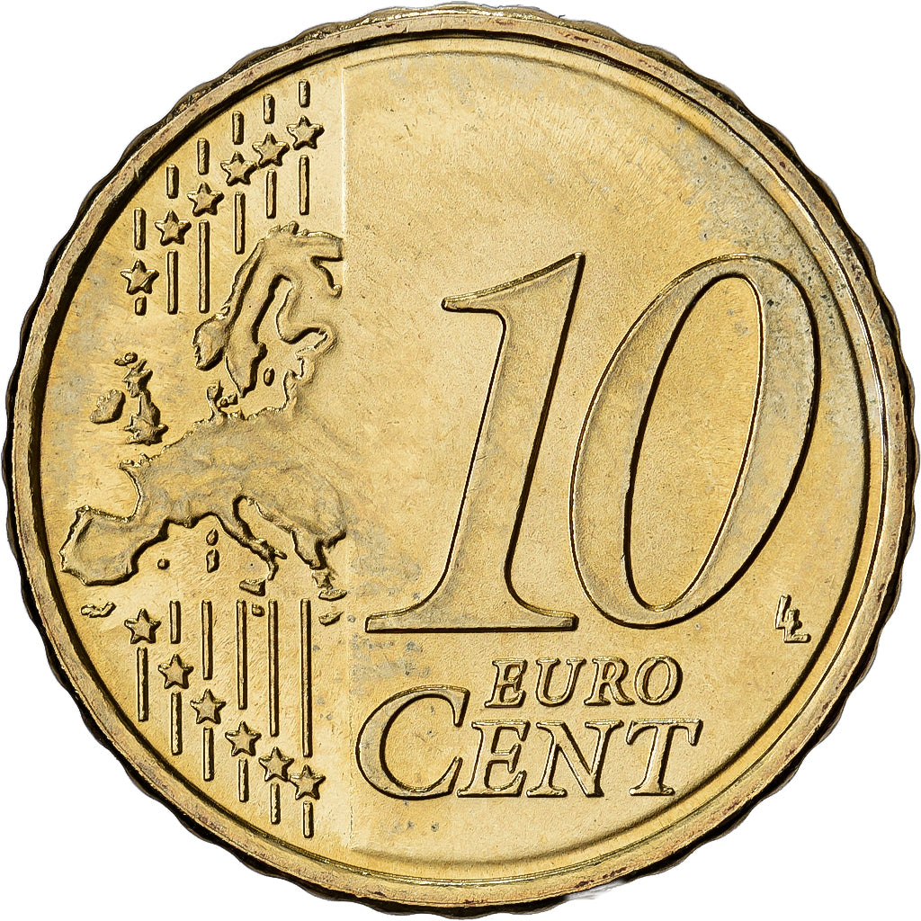 Lituania, 10 Centimes, 2015, Vilnius, Nordic gold, SPL+