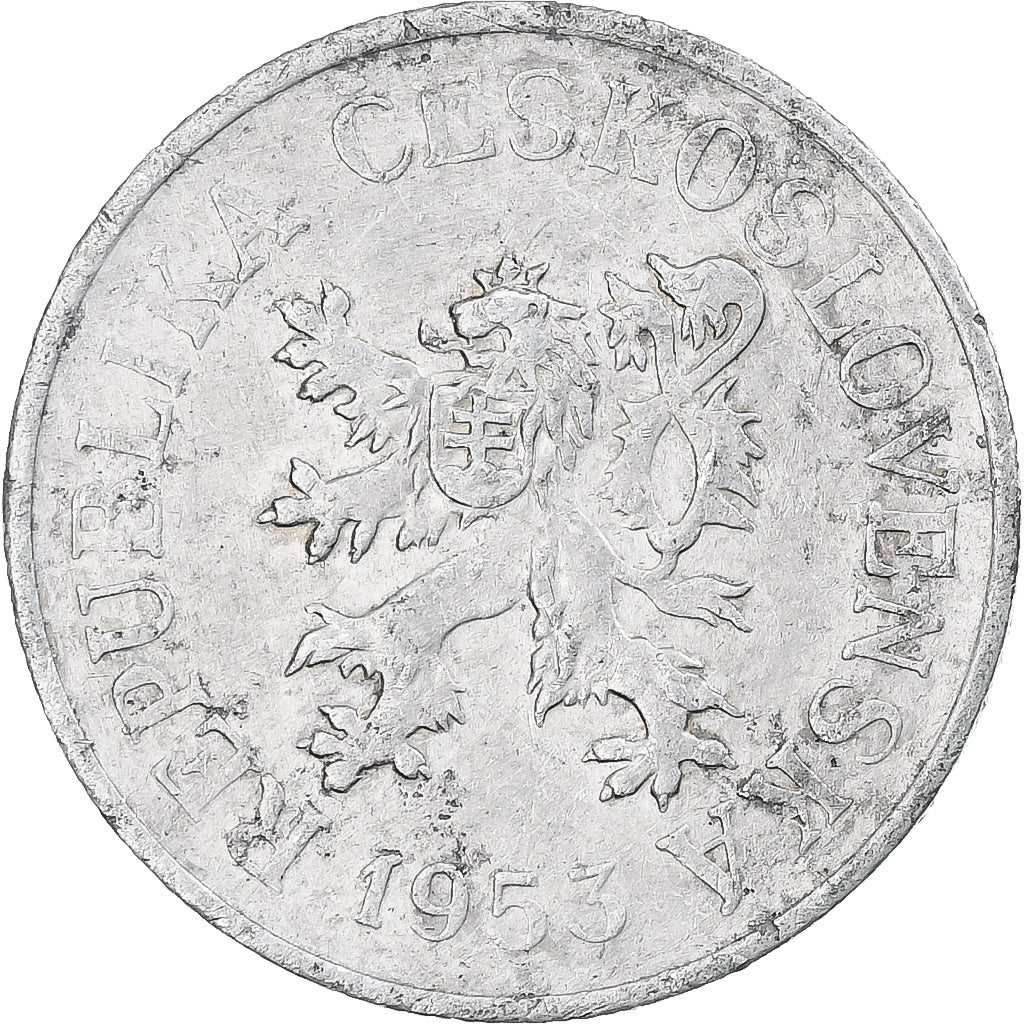 Czechoslovakia, 10 Haleru, 1953