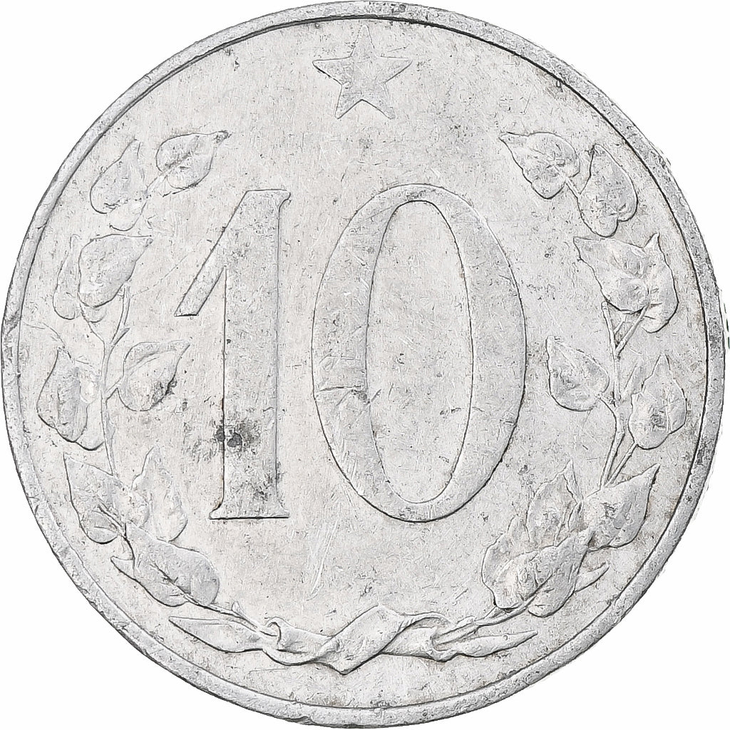 Czechoslovakia, 10 Haleru, 1953