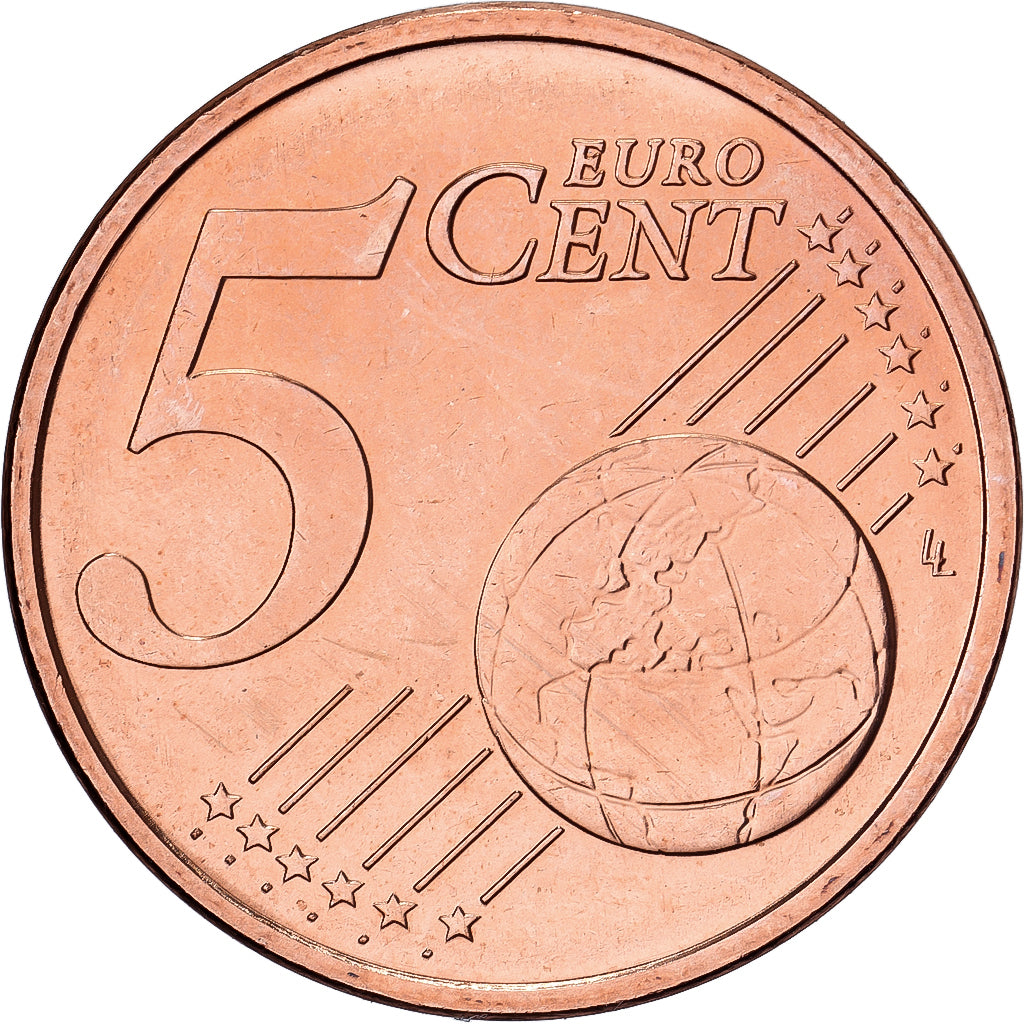 Lithuania, 5 Centimes, 2015, Vilnius, Copper Plated Steel, STGL