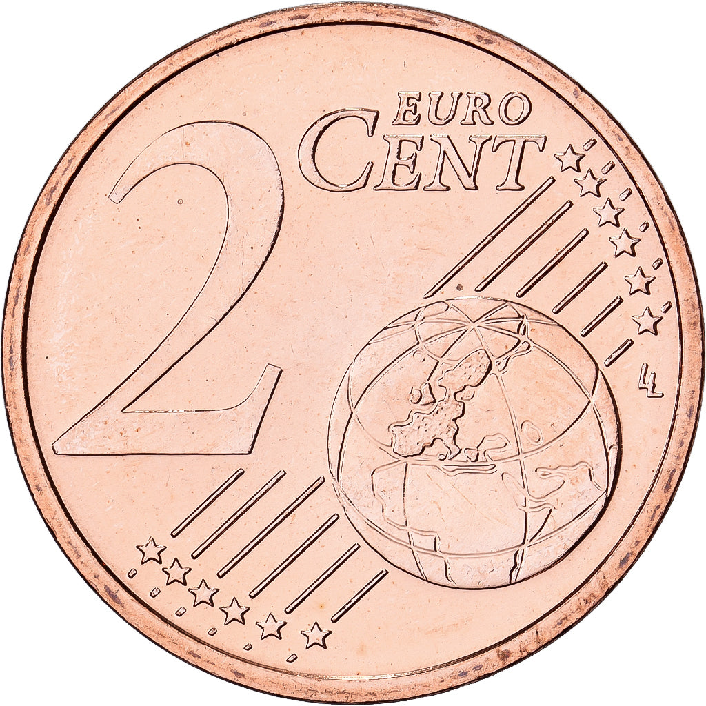 Latvia, 2 Centimes, PP, 2014, Stuttgart, Copper Plated Steel, STGL