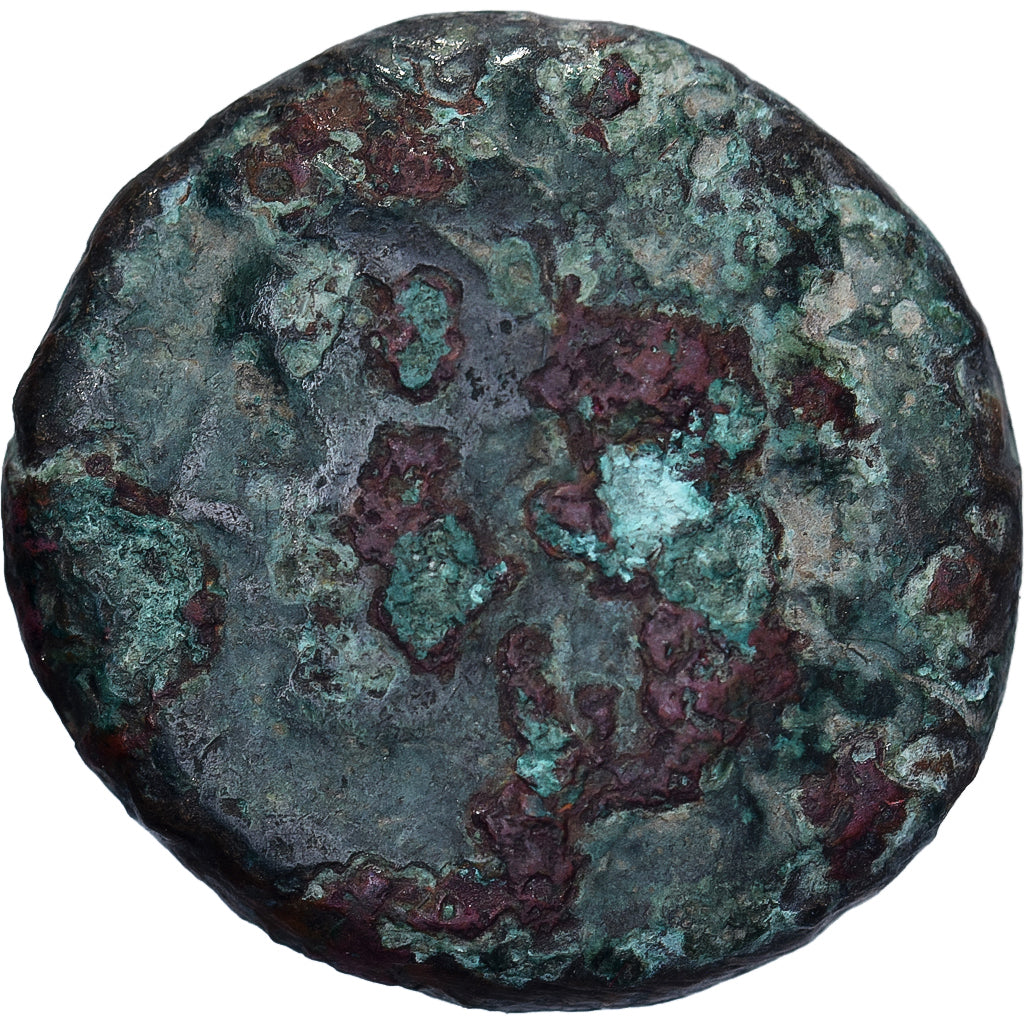 Campania, Æ Unit, V. 275-250 av. J.-C., Neapolis, Bronze, TB+, HGC:1-474, HN