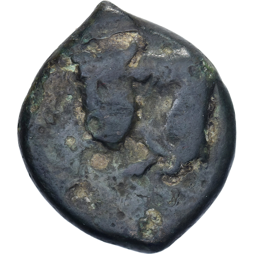 Campania, Æ Unit, ca. 300-275 BC, Neapolis, Bronze, VF(30-35)