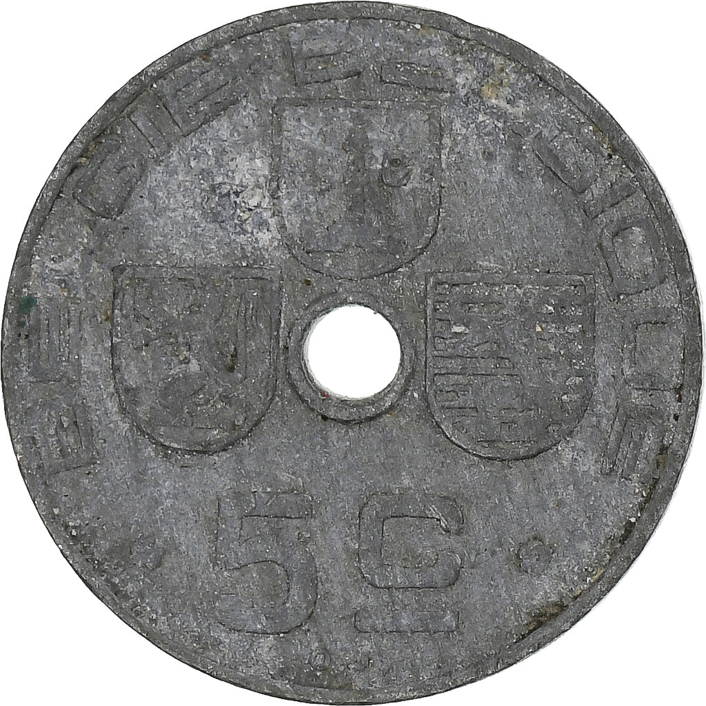 Belgien, 5 Centimes, 1942