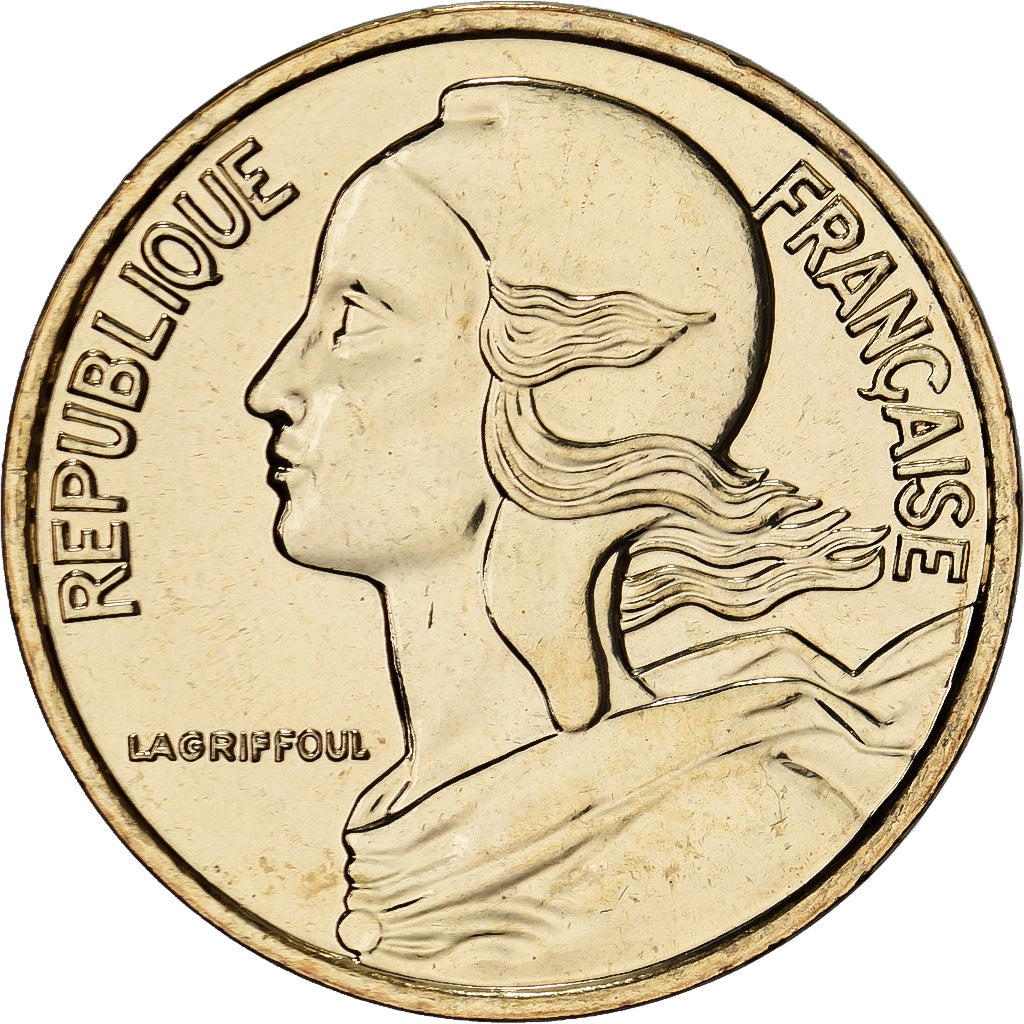 France, 5 Centimes, Marianne, 2001, MDP, Série BU, Bronze-Aluminium, MS(65-70)