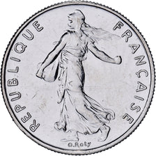 Francja, 1/2 Franc, Semeuse, 2001, MDP, Série BU, Nikiel, MS(65-70)