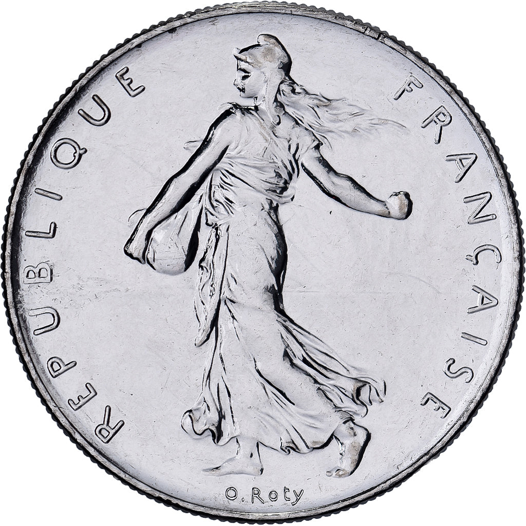 Frankreich, 1 Franc, Semeuse, 2001, MDP, Série BU, Nickel, STGL, Gadoury:474