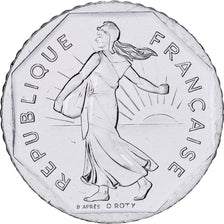 Francja, 2 Francs, Semeuse, 2001, MDP, Série BU, Nikiel, MS(65-70), Gadoury:547