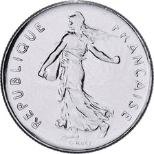 Francja, 5 Francs, Semeuse, 2001, MDP, Série BU, Cupronickel, MS(65-70)