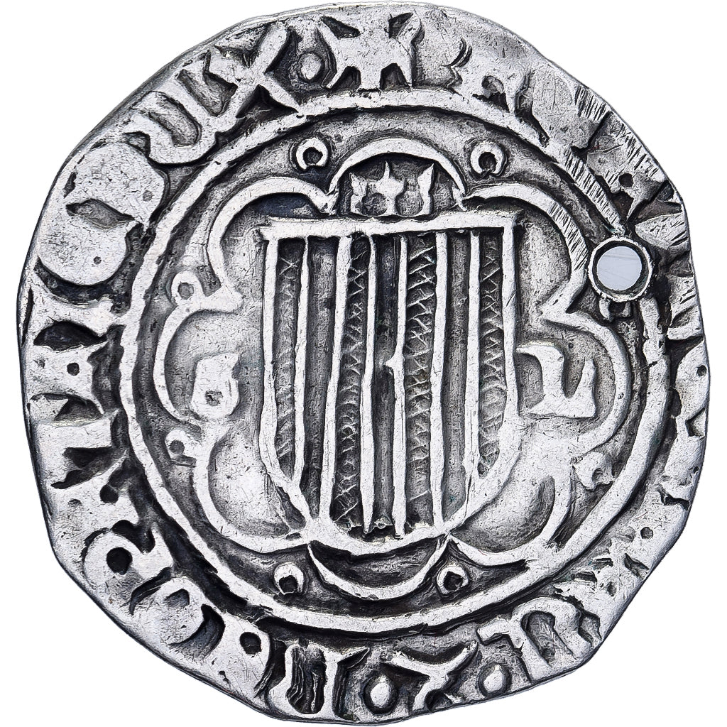 Kingdom of Sicily, Frederic III, 1 Pierreale, ND(1355-1377), Messina, Silver