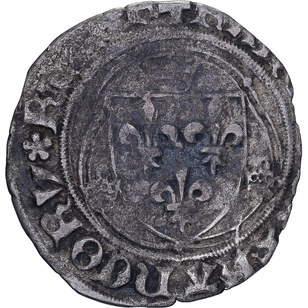Frankreich, Charles VIII, Blanc à la couronne, 1488, Montélimar, Silber, S