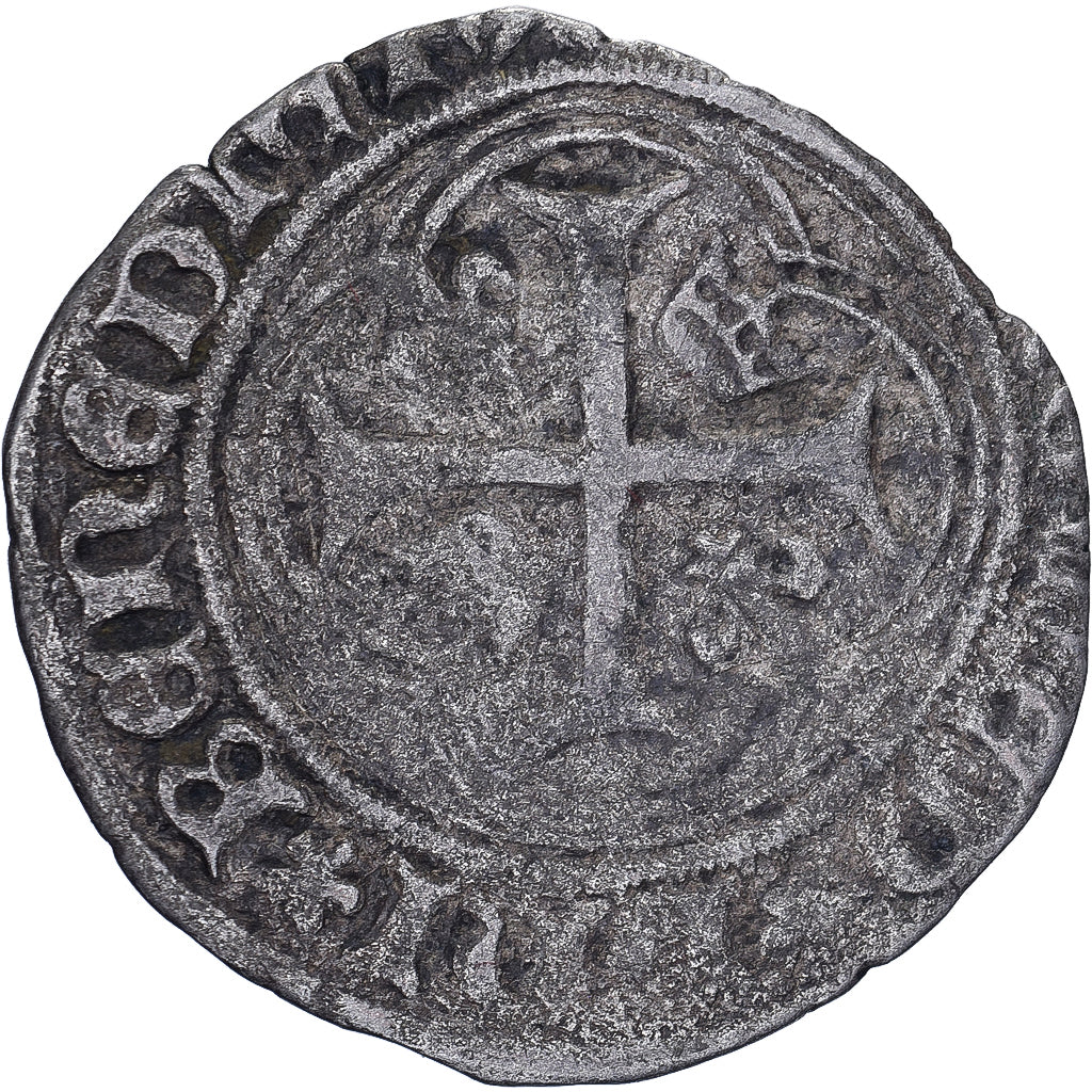Frankreich, Charles VIII, Blanc à la couronne, 1488, Montélimar, Silber, S