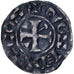 Seigneury of Gien, Geoffroi III, Denarius, 1120-1160, Gien, Srebro, VF(20-25)