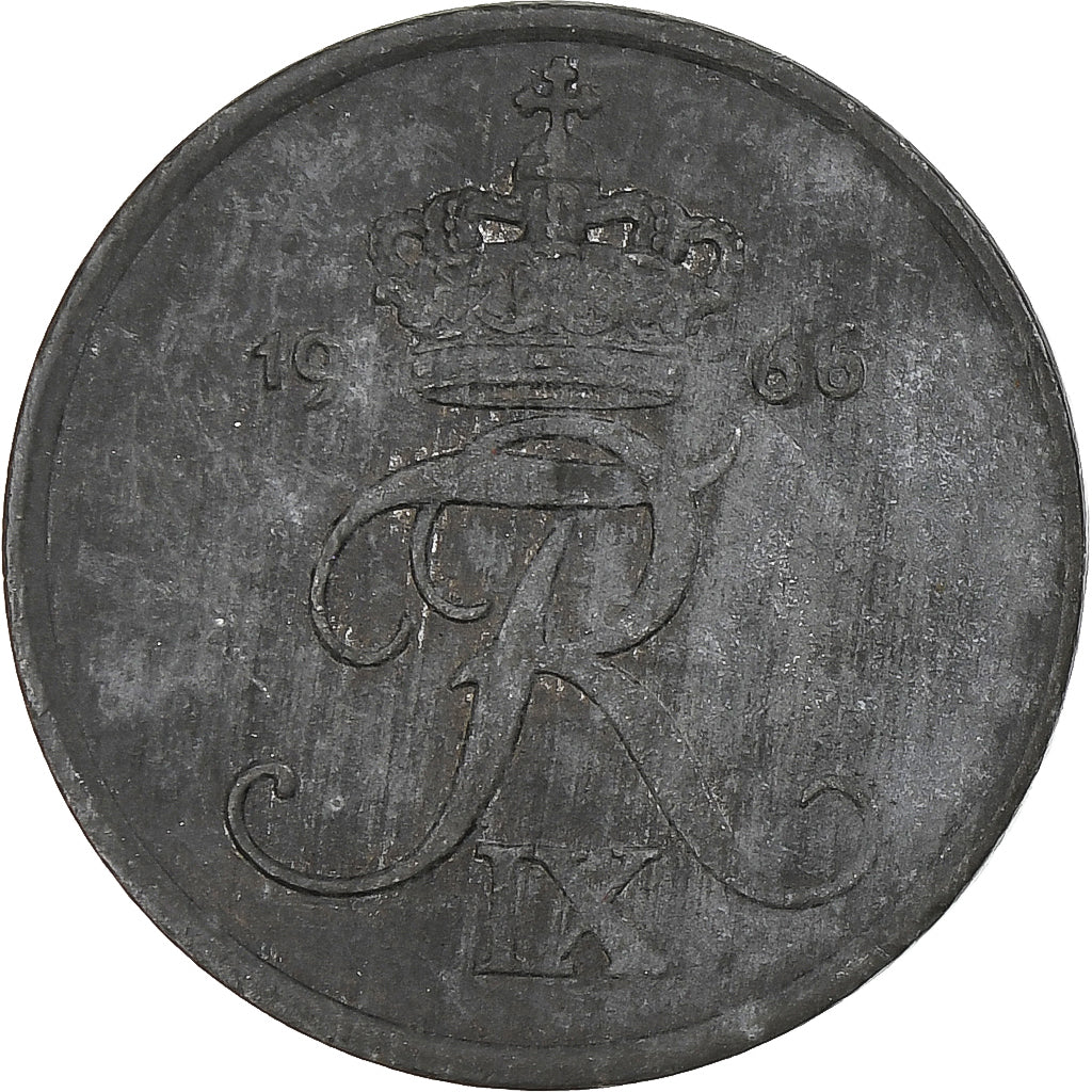 Dinamarca, 2 Öre, 1966