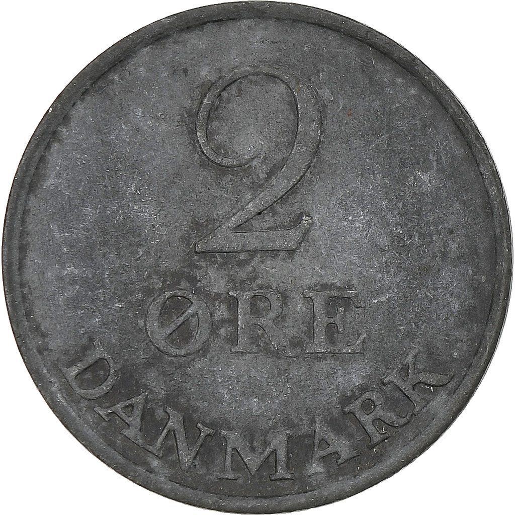 Dinamarca, 2 Öre, 1966