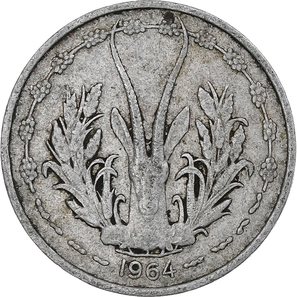 Kraje Afryki Zachodniej, Franc, 1964