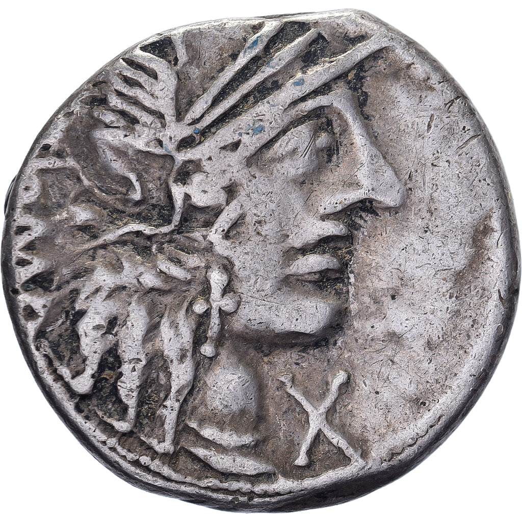 Fannia, Denarius, 123 BC, Rome, Silver, EF(40-45), Crawford:275/1